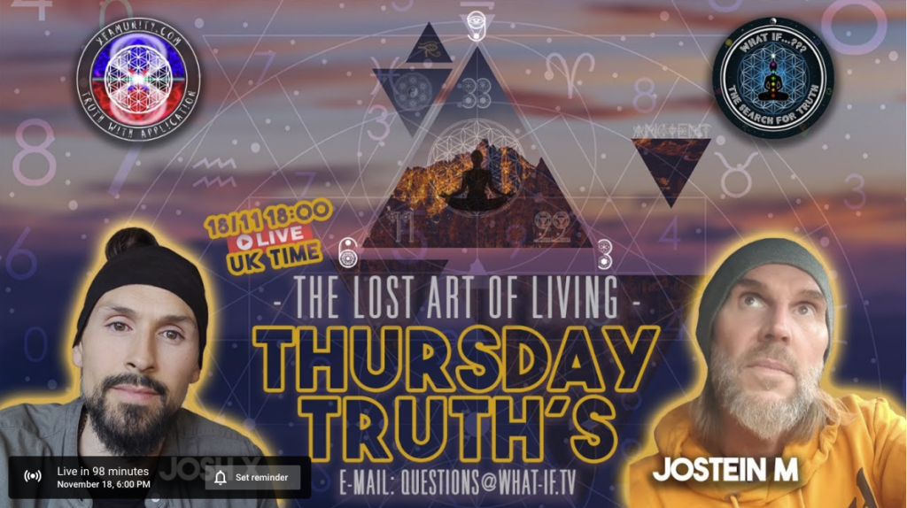 Thursdays Truths Josh X and Jostien